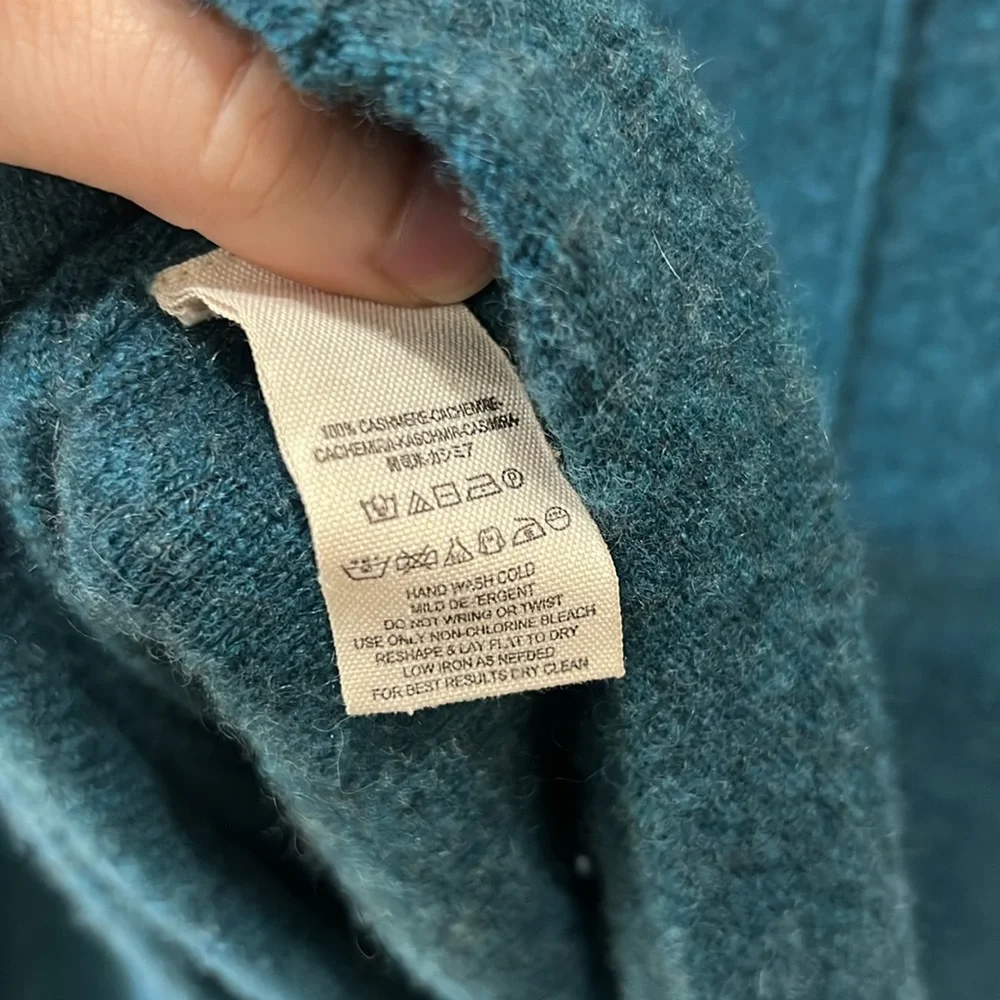 Free People Teal Sweater XS - Picture 4 of 5